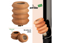 Ξύλινο Μπωλ actiTube Turn on (Βιδωτή Βάση) για Βongs 