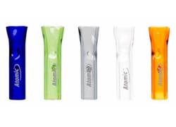 Γυάλινη Τζιβάνα Atomic Regular με Πεπλατυσμένο Επιστόμιο Διαφορα Χρώματα