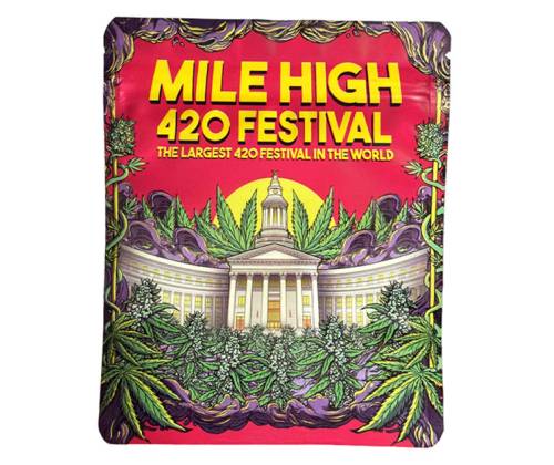 Security Mylar Zip Bag - Mile High 420 Festival - Price: 0,90€