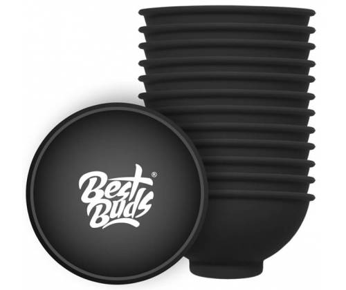 Best Buds Silicone Bowl with Base Black - Mixing Bowl 70mm -  Price: 2,40€