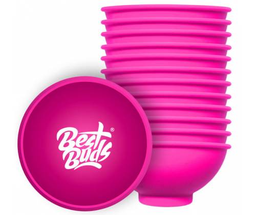 Best Buds Μπολ Σιλικόνης με Βάση Ροζ - Mixing Bowl 70mm - Τιμή: 2,40€