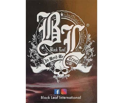 Black Leaf Αυτοκόλλητο Sticker | Skull 10,5mm x 7,5mm - Τιμή: 0,40€