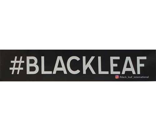 Black Leaf Αυτοκόλλητο Sticker | Logo Black 20mm x 4mm - Τιμή: 0,40€