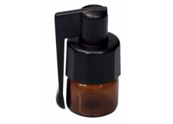  Γυάλινο Storage Bottle with Spoon Καφέ Small- 30mm (SN18)