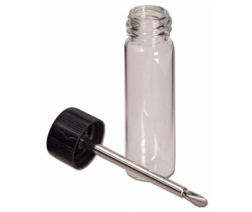 Γυάλινο Storage Bottle with Telescopic Spoon Διάφανο Large - 50mm (SN08) - Τιμή: 5,30€