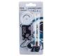 Champ Πιπάκι Γυάλινο 9,5 cm Skull 45° με Δώρο Τριφτη Καπνού Grinder 30mm - Τιμή: 7,80€