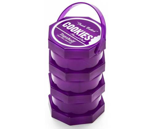 Δοχείο Αποθήκευσης Cookies Smell Proof Regular Μωβ - 4 Parts (140x85mm) - Τιμή: 17,90€