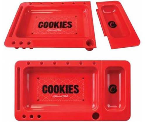 Cookies Rolling Tray Δίσκος Πλαστικός Κόκκινος  (31x17cm) - Τιμή: 12,80€