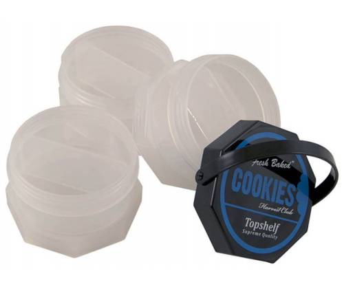 Δοχείο Αποθήκευσης Cookies Smell Proof Regular Διάφανο - 4 Parts (140x85mm) - Τιμή: 17,90€