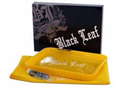 Black Leaf Rolling Tray Δίσκος LED - Κίτρινο (28x21cm)