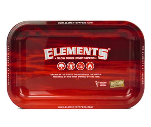 Elements Rolling Tray Tray Red Small (17x27cm) -  Price: 5,30€