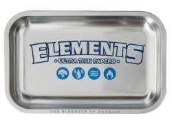 Elements Rolling Tray Δίσκος Silver Small (17x27cm)
