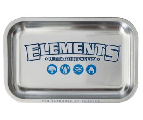 Elements Rolling Tray Δίσκος Silver Small (17x27cm) - Τιμή: 7,50€
