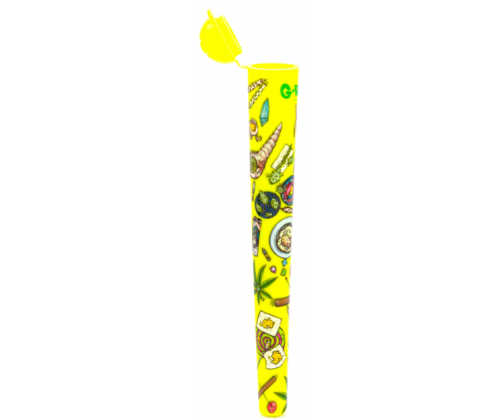 G-Tube Plastic Storage Cylinder Yellow 11.5cm - Price: €1.80