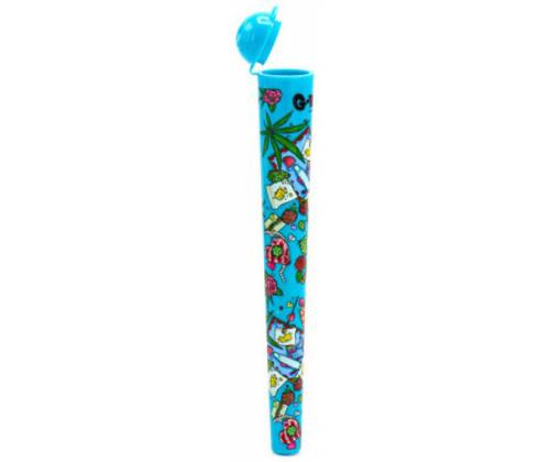 G-Tube Plastic Storage Cylinder Blue 11.5cm -  Price: 1,80€