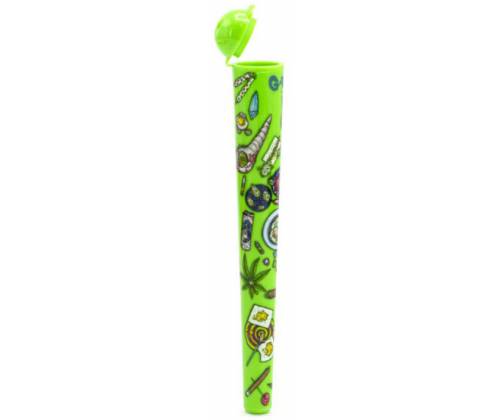 G-Tube Plastic Storage Cylinder Green 11.5cm -  Price: 1,80€