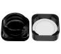 Γυάλινο Βάζο Smellproof Jar 5ml Squared Black - Κλείνει Αεροστεγώς - Τιμή: 1,60€