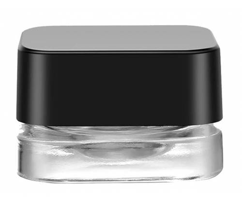 Γυάλινο Βάζο Smellproof Jar 5ml Squared Διάφανο - Κλείνει Αεροστεγώς - Τιμή: 1,60€