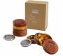 Black Leaf Grinder «CBD» Wooden - Metal 60mm-4 Parts -  Price: 37,50€