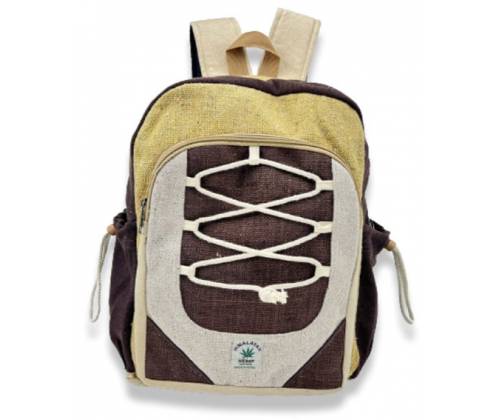 Himalayan Hemp Τσάντα Πλάτης Backpack Χειροποίητή από Κάνναβη Ιμαλαϊων - Rope - Τιμή: 36,90€