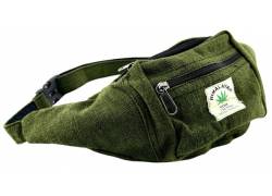 Himalayan Hemp Τσαντάκι Μέσης Χειροποίητο από Κάνναβη Ιμαλαϊων - Green