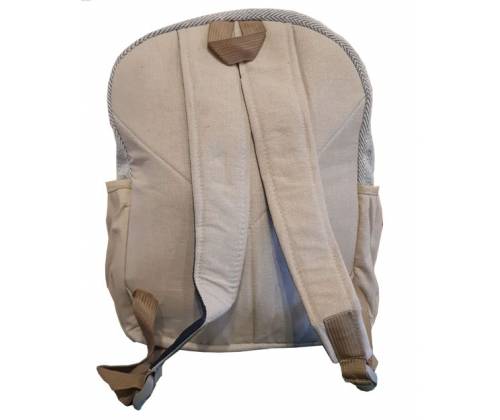 Himalayan Hemp Τσάντα Πλάτης Backpack Χειροποίητή από Κάνναβη Ιμαλαϊων - Owl - Τιμή: 36,90€