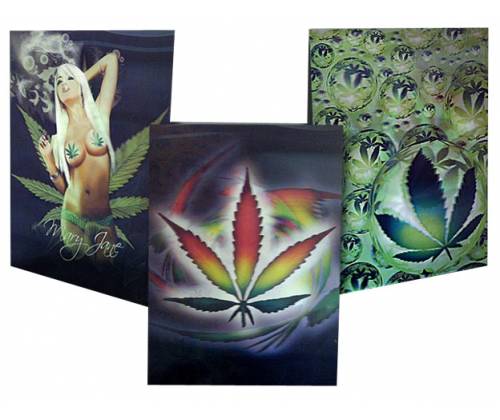 3D Εικόνα Διακοσμητική Illusion για Τοίχο με Ξύλινο Τελάρο Leaf - 3 μοτίβα (46.5x36.3cm) - Τιμή: 12,50€