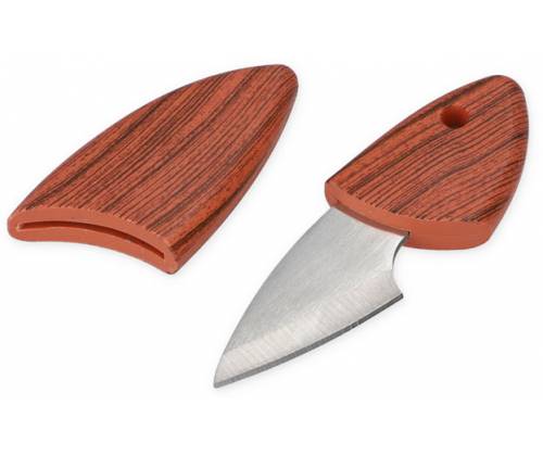 Μαχαίρι Μίνι Κοπής Καπνού Hash Knife με Ξύλινη Θήκη - 10.5cm - Τιμή: 4,10€