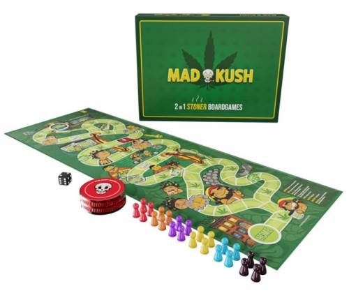 Επιτραπέζιο Παιχνίδι MadKush 2 σε 1 με Θέμα την Κάνναβη - 2-6 Παίκτες - Τιμή: 25,50€