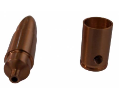 Μεταλλική Πίπα Σχέδιο Bullet - 8.5cm - Τιμή: 3,30€
