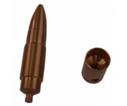 Μεταλλική Πίπα Σχέδιο Bullet - 8.5cm - Τιμή: 3,30€
