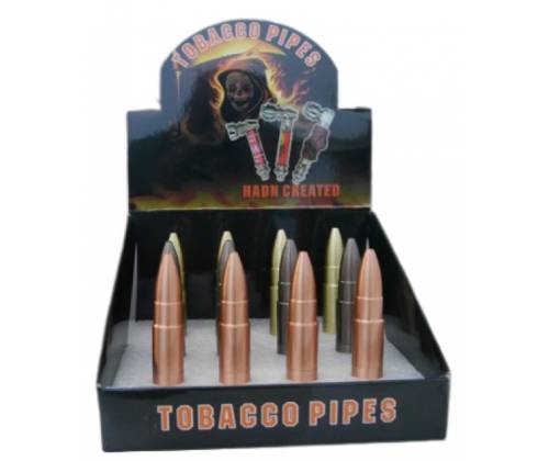 Μεταλλική Πίπα Σχέδιο Bullet - 8.5cm - Τιμή: 3,30€