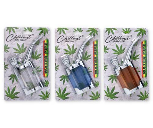 Νερόπιπα Ακρυλική Mini «Chillout» - Διάφορα Χρώματα 10,5cm - Τιμή: 5,60€