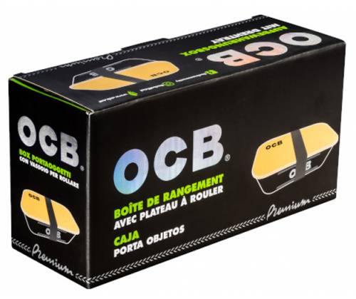 Πλαστικό Κουτί Αποθήκευσης OCB Μαύρο 20x10.5x6.5cm με Ξύλινο Καπάκι-Δίσκο - Τιμή: 17,50€