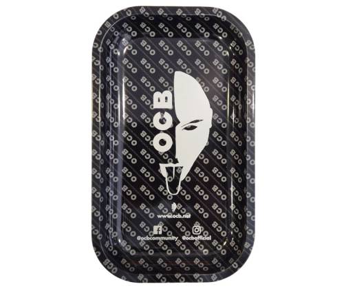 OCB Rolling Tray Tray Black NEW Face - Small (27x16cm) - Price: 7,90€