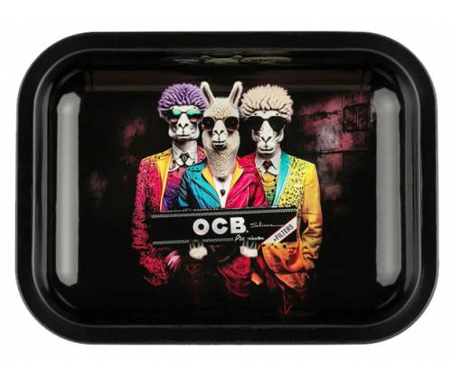 OCB Rolling Tray Δίσκος Black με Καπάκι - Mini (19x14cm) - Τιμή: 7,90€