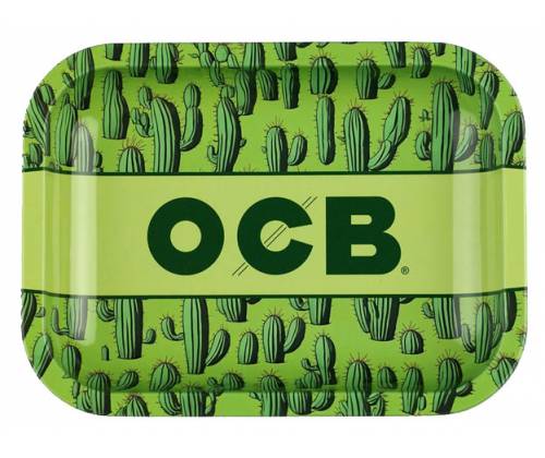 OCB Rolling Tray Tray Green with Lid - Mini (19x14cm) -  Price: 7,90€