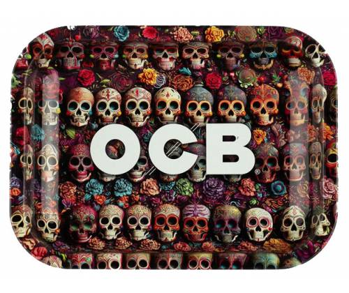 OCB Rolling Tray Δίσκος Purple με Καπάκι - Mini (19x14cm) - Τιμή: 7,90€