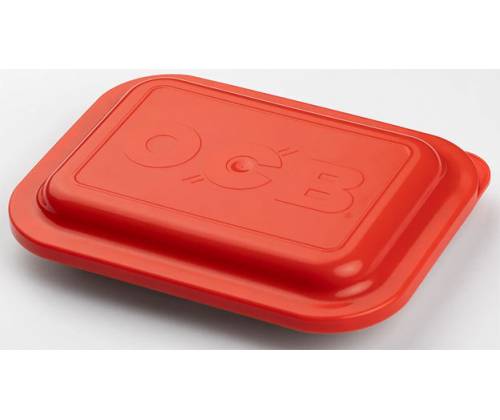OCB Rolling Tray Δίσκος Red με Καπάκι - Mini (19x14cm) - Τιμή: 7,90€