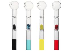 Atomic Πιπάκι Γυάλινο Oil Pipe Διάφορα Χρώματα - 18cm