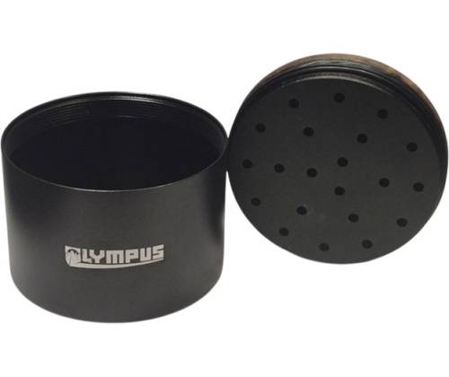 Olympus Aluminum Storage Jar with Hygrometer (67x56x35mm) - Price: 14,70€