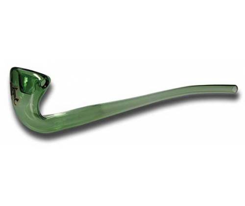 Χειροποίητη Γυάλινη Πίπα Black Leaf Πράσινη - 30cm - Τιμή: 24,90€