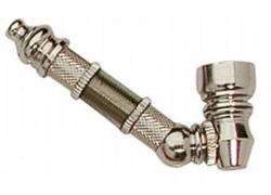 Μεταλλική Πίπα Hooked με Γωνία 45° - 9cm