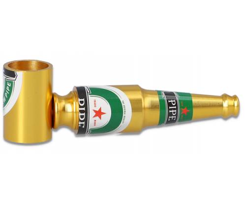 Μεταλλική Πίπα Beer Bottle 8.5cm - Διάφορα Σχέδια - Τιμή: 3,40€