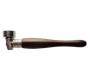 Wooden Hemp Pipe Brown with Metal Bowl - 11.5cm -  Price: 4,90€