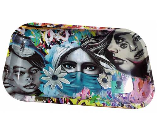 Πυθία Rolling Tray Δίσκος Graffiti Girl - Small (27x16cm) - Τιμή: 5,40€