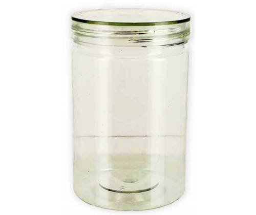 Plastic Storage Container with Screw Cap 100x65mm – Transparent 250ml -  Price: 1,60€