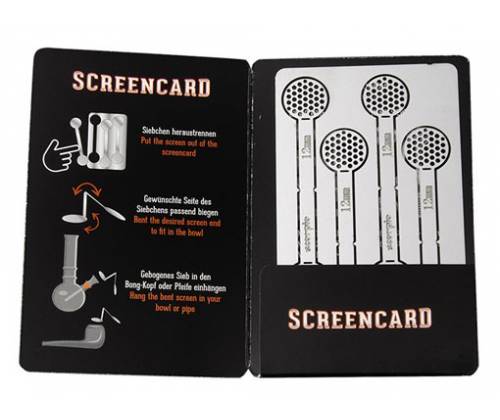 Premium Σίτες Pipe Screens Spoon Card 12mm - 2x4τμχ - Τιμή: 5,90€