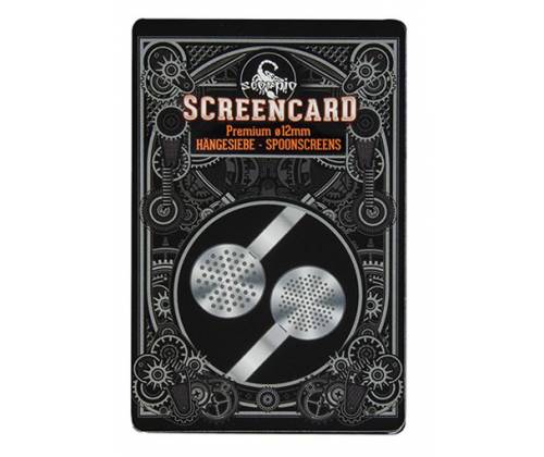 Premium Σίτες Pipe Screens Spoon Card 12mm - 2x4τμχ - Τιμή: 5,90€