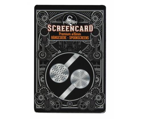 Premium Σίτες Pipe Screens Spoon Card 15mm - 2x3τμχ - Τιμή: 5,90€